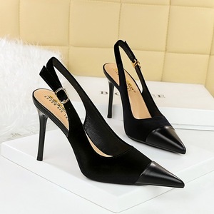 Sandali di Lusso da Donna con <span class=keywords><strong>Tacco</strong></span> 2025 in Tessuto di Velluto con Design a Intarsio, <span class=keywords><strong>Scarpe</strong></span> Estive <span class=keywords><strong>Comode</strong></span> con Aumento dell'Altezza e Soletta in Gomma - Product Image 3