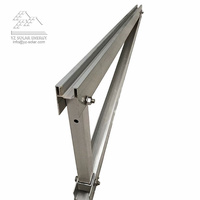 Support d'installation triangulaire pour toit plat solaire CE Pv Installation du module solaire pour toit plat Structure de toit en aluminium