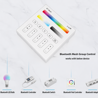 Glas-Touch Smart Wandschalter, WLAN & BT Mesh, 2,4GHz, Langlebig, Smart Home Controller, Direkt vom Hersteller