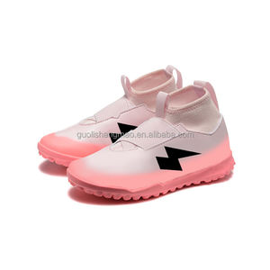 Chaussures de football pour élèves du collège, vente chaude, pointures 30-35EU, printemps-été, terrain synthétique, crampons antidérapants, chaussures de futsal d'entraînement pour enfants - Product Image 4