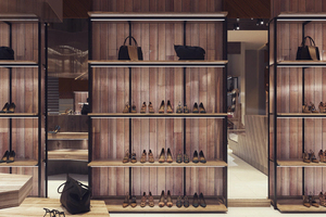 Retail Shoe Store Display Stand Custom Shoes Shop Interior Decoration Shoe Display Counter Design for Shop Fitting - Product Image 2