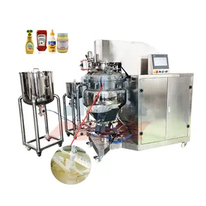 100l Mayonaise Productie Vacuüm Emulgator Homogenizer Mixer Lotion Gezichtscrème Mengen Tomaat Ketchup Kaas Maken Machine