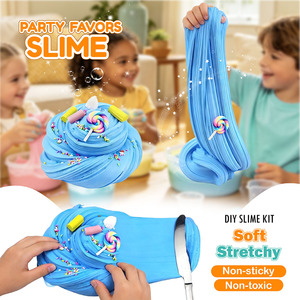 Fabricant de slime en gros – <span class=keywords><strong>Kit</strong></span> de slime coloré au beurre, 6 paquets de 5 oz, à séchage à l'air, amusant, <span class=keywords><strong>pour</strong></span> enfants, avec breloques décoratives en forme de fruits - Product Image 6