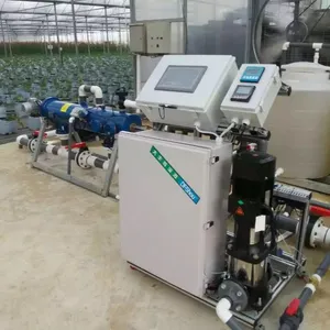 Fertigatie Systeem Van Irrigatie En Meststof Water Controle Machine Landbouw Irrigatie