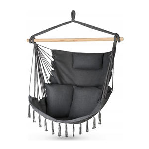 Chaise hamac bohème moderne en macramé mobilier de jardin extérieur portable avec trois oreillers en tissu suspendus <span class=keywords><strong>pour</strong></span> l'extérieur - Product Image 2