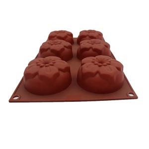 6-Cavity Non-Stick 3D Number Shape <b>Silicone</b> Mold Sustainable Cake <b>Tool</b> for Making Chocolates Soaps Candies Cakes Candles - Product Image 3