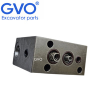 Vanne de temporisation du moteur oscillant GVO, bloc de vanne de type Eaton pour excavatrices de construction R55 R60 R150 R215 R225 R305, pièces de vanne
