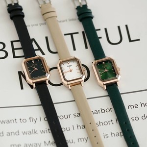Reloj de Pulsera de Cuarzo para Mujer, Diseño Minimalista Retro, Correa de Cuero, Moda para el Trabajo, Modelo 13004 - Product Image 2