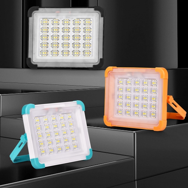 Solar Emergency Light IP55 50W 100W 200W 300W Outdoor Camping Tent Portable LED Rechargeable Floodlight