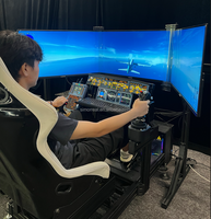 Contrôleur de simulation de vol MCDU avec écran LCD portable et clavier rétroéclairé, idéal pour la création de un cockpit de vol personnel