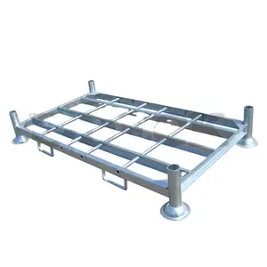 Thép Xếp Chồng Euro Lưu Trữ Dọc Có Thể Tháo Rời Công Nghiệp Vải Cuộn Giá Đỡ Pallet Mạ Kẽm Để Bán - Product Image 1