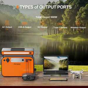 600W High Capacity Portable Power Station <b>Solar</b> Energy Power Portable Station Camping - Product Image 6