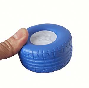 Juguetes Promocionales Personalizados con Impresión de Logotipo, Pelota Antiestrés con Forma de Rueda de Auto o Camión, Pelota de Juguete para Aliviar el Estrés - Product Image 1