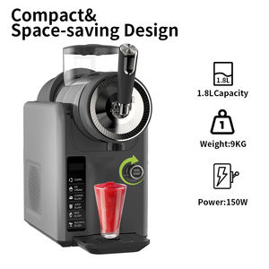 ماكينة سلاش تجارية بخزان واحد سعة 10 لتر للمشروبات المثلجة والسموذي والميلك شيك، صانعة سلاش بتبريد تلقائي - Product Image 3