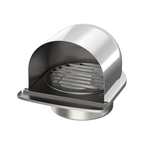 Hefengxing U-Shaped Round Stainless Steel Vent Cover 304 201 Polished Outdoor Rainproof Insect Proof Filter Hood - Product Image 5