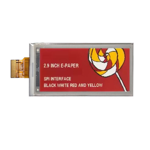 Pantalla Electrónica de Papel Microtech de 2.9 Pulgadas y 128x296 con Tinta Electrónica y Cuatro Colores (Blanco, Negro, Rojo, Amarillo) para Etiquetas de Identificación - Interfaz SPI - Product Image 3