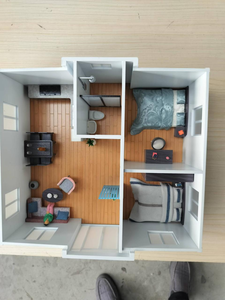 Nouvelle conception de maison conteneur extensible moderne pour appartement, modèle avec conception de panneau sandwich à structure pliable et emballage plat - Product Image 1