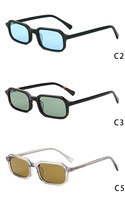 Lunettes de soleil rectangulaires, monture en acétate de qualité supérieure VS9037S, verres TAC, verres UV400, lunettes élégantes pour hommes et femmes