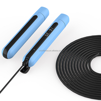 Cuerda de Saltar de Fitness RS100 de Plástico al por Mayor - Carga USB, 2.8m, Sensor de Peso, Portátil, Ajustable, Electrónica, para Boxeo