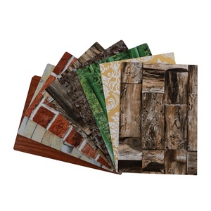Personalizado 1220*2440 UV alto brillo PVC mármol hoja 2-10mm impermeable plano interior pared tablero servicio de corte materiales de construcción - Product Image 2
