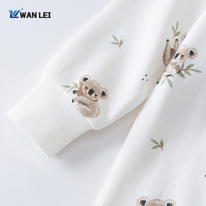 <span class=keywords><strong>Pyjama</strong></span> bébé automne-printemps, combinaison en tricot à manches longues, vêtements de nuit pour nouveau-né, vêtements en coton doux pour bébé, combinaison unisexe - Product Image 3