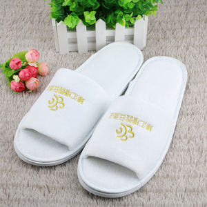 شباشب حمام ومنتجعات صحية وفنادق فاخرة ورخيصة باللون الأبيض ومفتوحة من الأمام للبيع بالجملة - Product Image 3