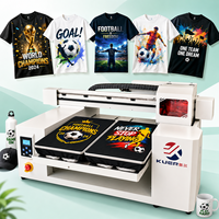 Imprimante DTG haute vitesse pour t-shirts, machine d'impression XP600 double station pour sweats à capuche, sacs en toile, vêtements personnalisés DIY