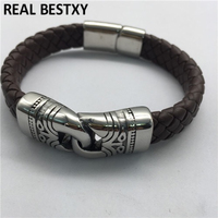 Crochets de bracelet en acier inoxydable 316l, connecteurs, breloques, adaptés aux bracelets en cuir de 12*6 mm, fermoir de bracelet, accessoires de fabrication de bijoux DIY