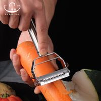 Multifunctionele 304 roestvrijstalen schilmes, essentieel in de keuken, gespecialiseerde appelschiller, huishoudelijke schilmes