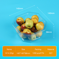 Petit déjeuner dessin animé fruits et légumes Mantou cuit à la vapeur chignon boîte d'emballage boîte en plastique transparente boîte à tarte aux oeufs