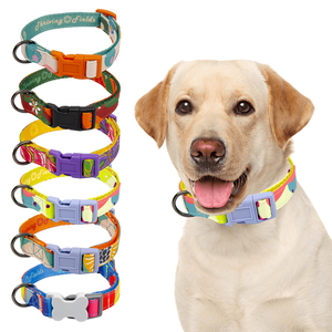 Collar para Perro de Poliéster Estilo Retro MIDEPET, Collar Personalizado Duradero con Cintas de Liberación Rápida y Estampado Colorido - Product Image 2