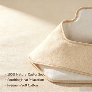 Envoltura de Aceite de Ricino para Hombro, Algodón Orgánico, Compresas de Semillas de Ricino, Reutilizable, Ajustable, para Uso Nocturno - Product Image 6