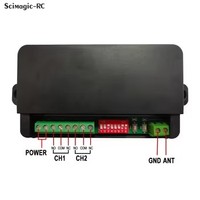Récepteur universel de porte de garage 433 MHz de haute qualité, 2 canaux, module relais AC/DC 7-32V pour contrôle de portail, livraison rapide