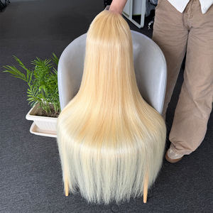 Cabello Vietnamita Liso de 30 Pulgadas, 180% de Densidad, Cabello Virgen de Primera Calidad # Pelucas con cierre HD 613 6*6 al por mayor, cabello humano real, peluca larga y lisa - Product Image 1