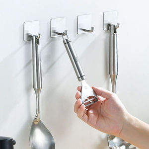 Ganchos de Pared Autoadhesivos de Acero Inoxidable SUS304, Resistentes e Impermeables, para Colgar Abrigos, Toallas y Otros Objetos - Product Image 3