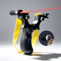 Slingshot de haute qualité, portable, pour tir en plein air, en ABS, avec bande élastique, visée laser, slingshots et accessoires de haute précision