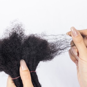 <span class=keywords><strong>Extension</strong></span> per Locs in <span class=keywords><strong>Capelli</strong></span> Umani Vietnamiti di Alta Qualità, 100% Naturali, Neri, Larghezza 0,6 cm - Product Image 6