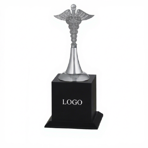 Trophée Médical en Métal Aile d'Ange POOJA GIFT CORPORATION Modèle 635 Gravure Finition Plaquée Portable pour Activités Promotionnelles - Product Image 1