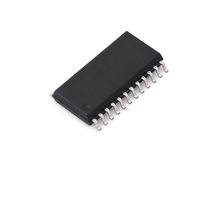 MAX505AEWG+ DAC quad à 8 bits avec sortie de tension rail-à-rail MAX505AEWG SOIC-24