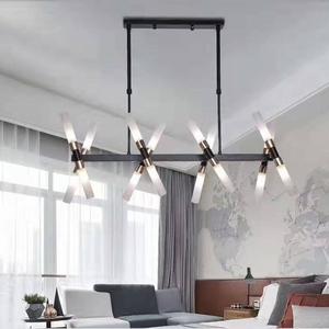 Hiện đại <span class=keywords><strong>Retro</strong></span> pha lê Đèn Chùm Mặt dây chuyền đơn giản thời trang cho phòng ngủ nhà khách sạn - Product Image 5