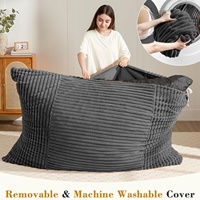 Grenzüberschreitendes Modernes Design Vakuum-Kompressions-3-in-1 Rechteckiger Cord-Sitzsack Abnehmbar Waschbar Abnehmbares Sofa