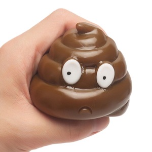 Balle anti-stress en TPR, jouet en forme de caca collant et moelleux, jouet anti-stress pour enfants - Product Image 5