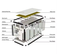 Conteneurs Modulaires Personnalisés pour Maisons Préfabriquées, Cafés Mobiles Éphémères, Kiosques Alimentaires, Hôtels, Bureaux, Cuisine au Design Moderne