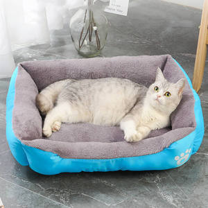 Manufacturer Custom New Design Luxury <b>Comfortable</b> Hundebett Rectangle Soft Washable Pet Puppy Cat Dog <b>Bed</b> - Product Image 3