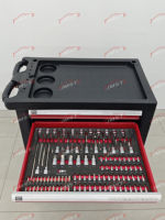 CE 258 pièces Autres outils à main pour réparation automobile, coffre à outils roulant en acier inoxydable / chariot / armoire à outils / chariot à roulettes / caja de herramientas