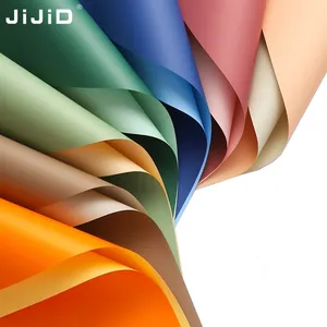 JiJiD Papier de soie coloré imperméable Papier d'emballage de fleurs Papier d'emballage cadeau pour bouquet personnalisé