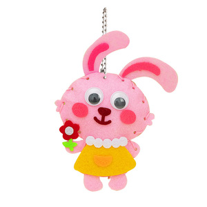 Kit <span class=keywords><strong>de</strong></span> couture en feutre pour enfants, ensemble créatif DIY pour la confection d'ornements suspendus à thème dessin animé, activité parent-enfant pour la maternelle - Product Image 5