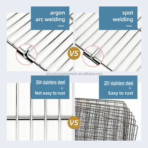 Grille de <span class=keywords><strong>barbecue</strong></span> personnalisée en acier inoxydable 304/316, maille de <span class=keywords><strong>barbecue</strong></span> au charbon de bois de qualité alimentaire, accessoire de <span class=keywords><strong>barbecue</strong></span> extérieur - Product Image 5