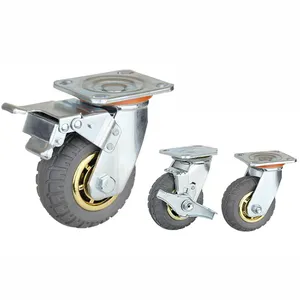 Wholesale Durable Industrial Cart Trolley Wheels Super Load-bearing TPR Heavy Duty Caster