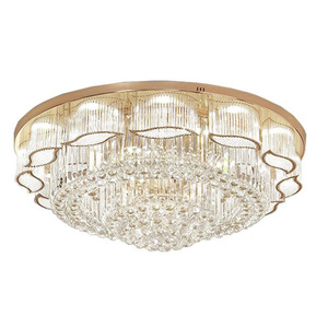 Luz <span class=keywords><strong>hotel</strong></span> lámpara led redonda grande montado en <span class=keywords><strong>el</strong></span> techo de iluminación colgante luces candelabro de cristal - Product Image 1